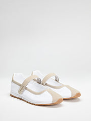 Treece logo ballet pump