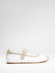 Treece logo ballet pump