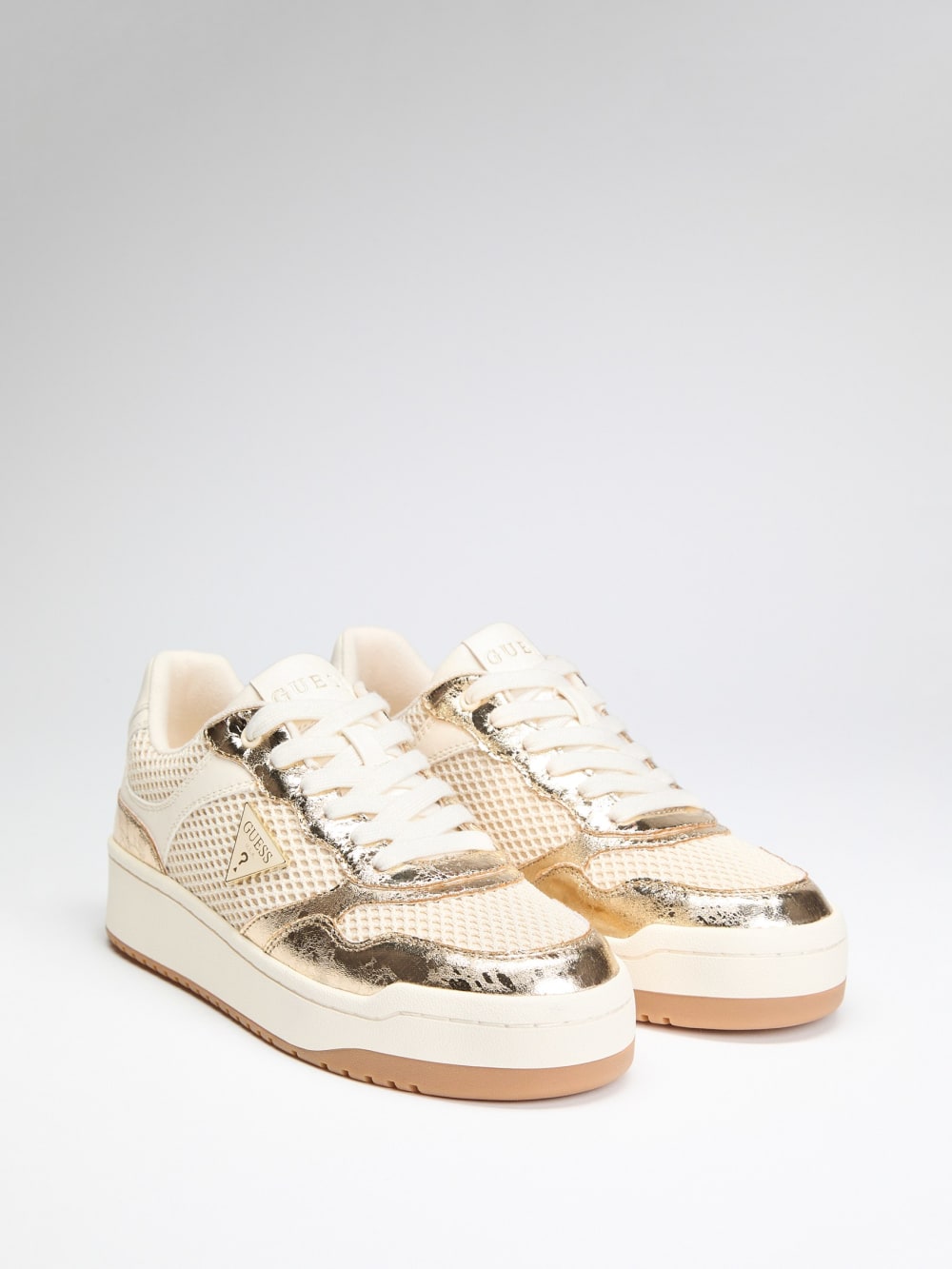 Miram Low-Top Metallic Sneakers