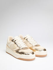 Miram Low-Top Metallic Sneakers