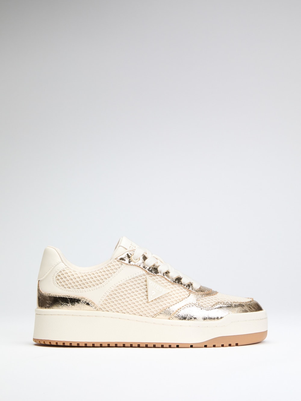 Miram Low-Top Metallic Sneakers