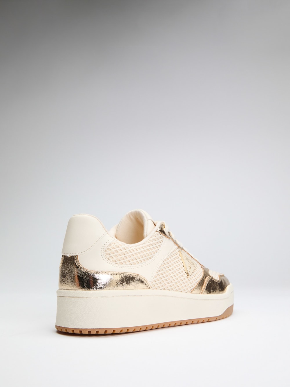 Miram Low-Top Metallic Sneakers