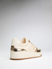 Miram Low-Top Metallic Sneakers
