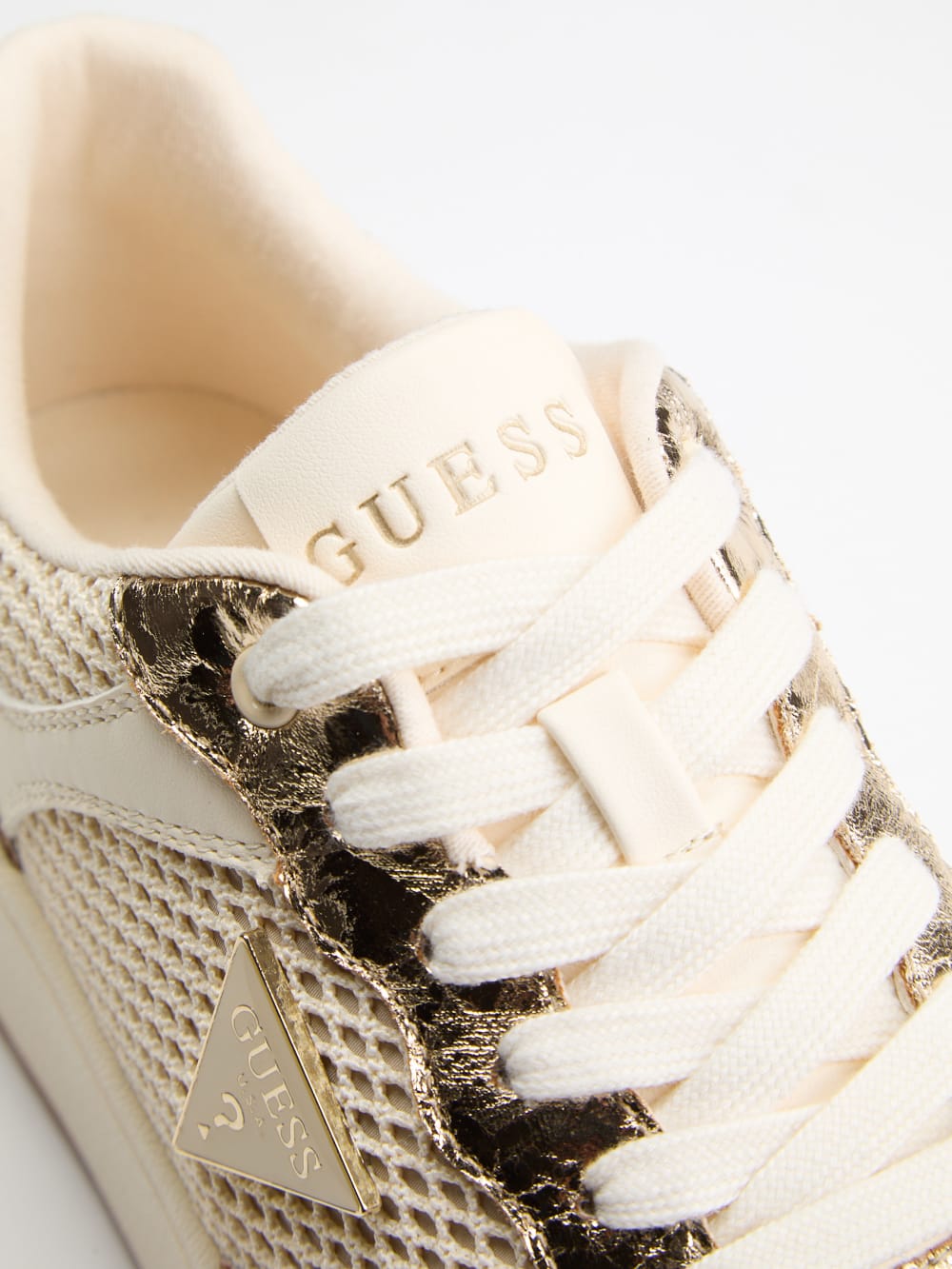 Miram Low-Top Metallic Sneakers