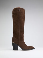 Sashan Suede Knee-High Boots