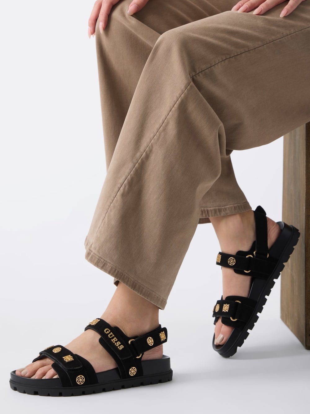 Florizi faux leather sandals