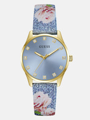 Floral Stainless steel analogue watch 36 mm