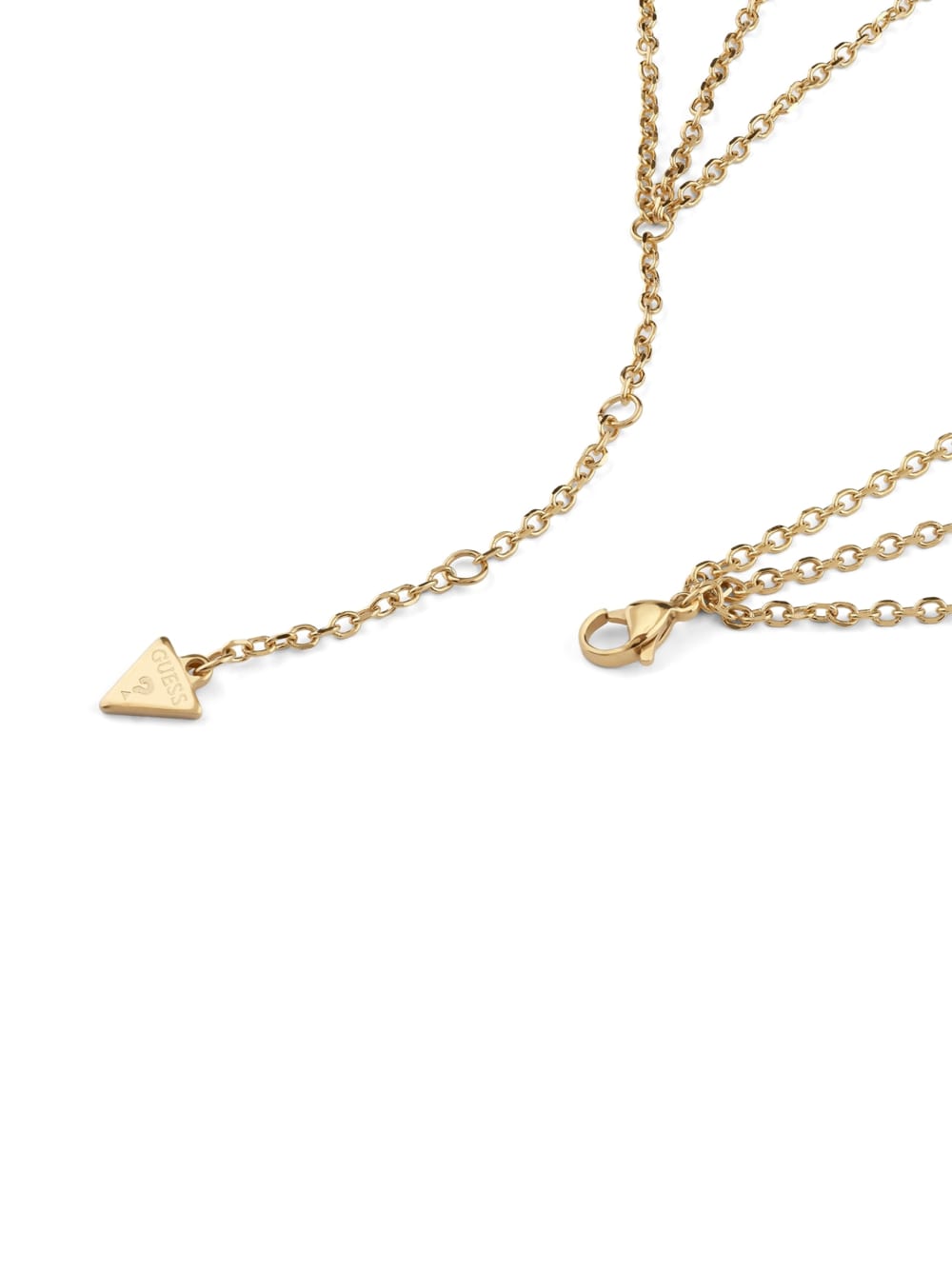 Gold-Tone and Colored Stone Layered Necklace