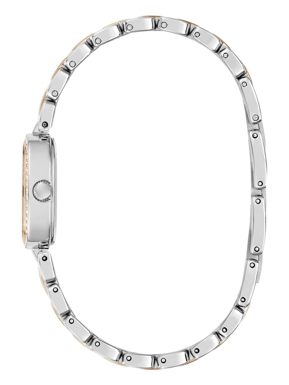 Crystal Recycled Steel analogue watch