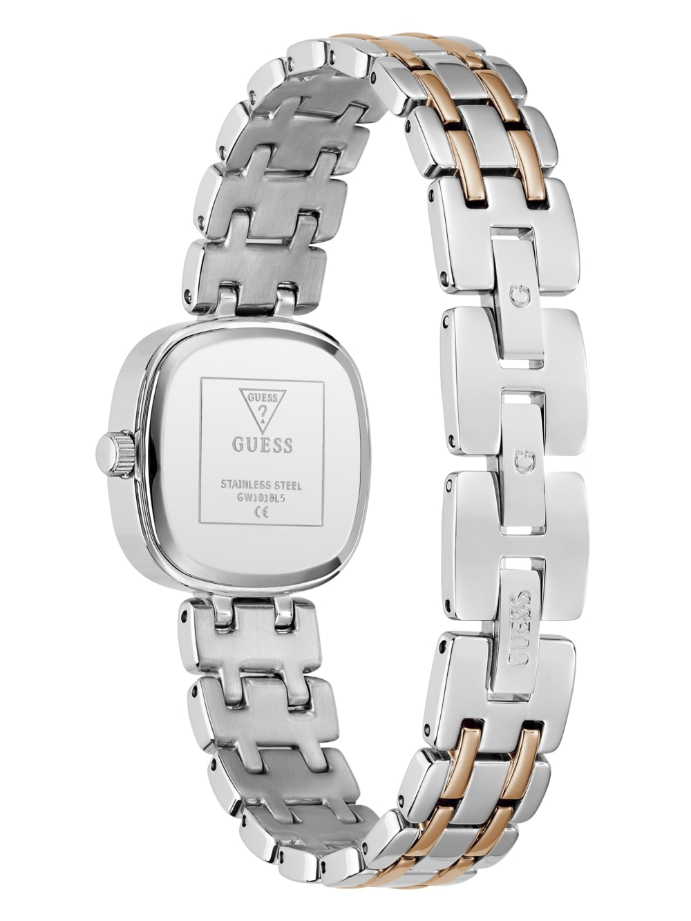 Crystal Recycled Steel analogue watch