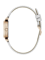 Genuine leather analogue watch 34 mm