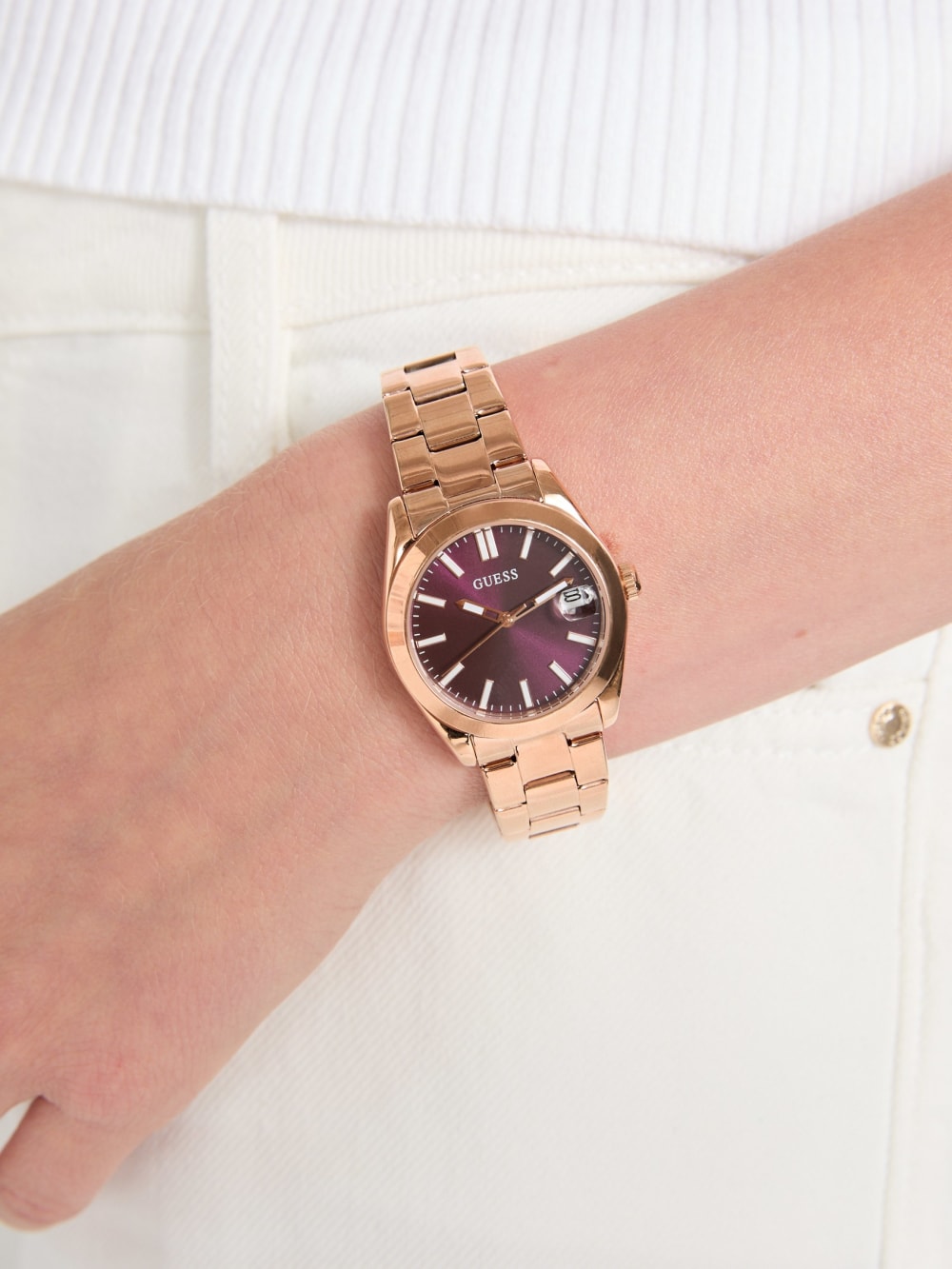 Rose Gold-Tone Analog Watch