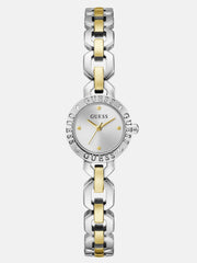Crystal Recycled Steel analogue watch 22 mm