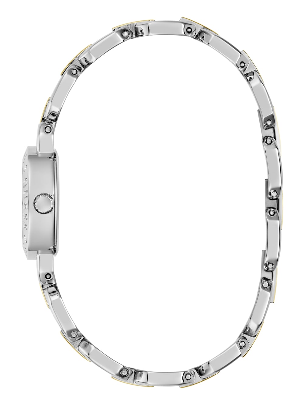 Crystal Recycled Steel analogue watch 22 mm