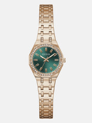 Crystal Recycled Steel analogue watch 25 mm