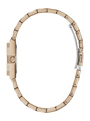 Crystal Recycled Steel analogue watch 25 mm