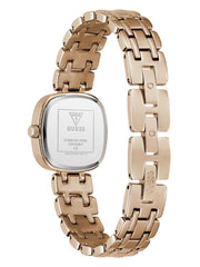 Crystal Stainless steel analogue watch