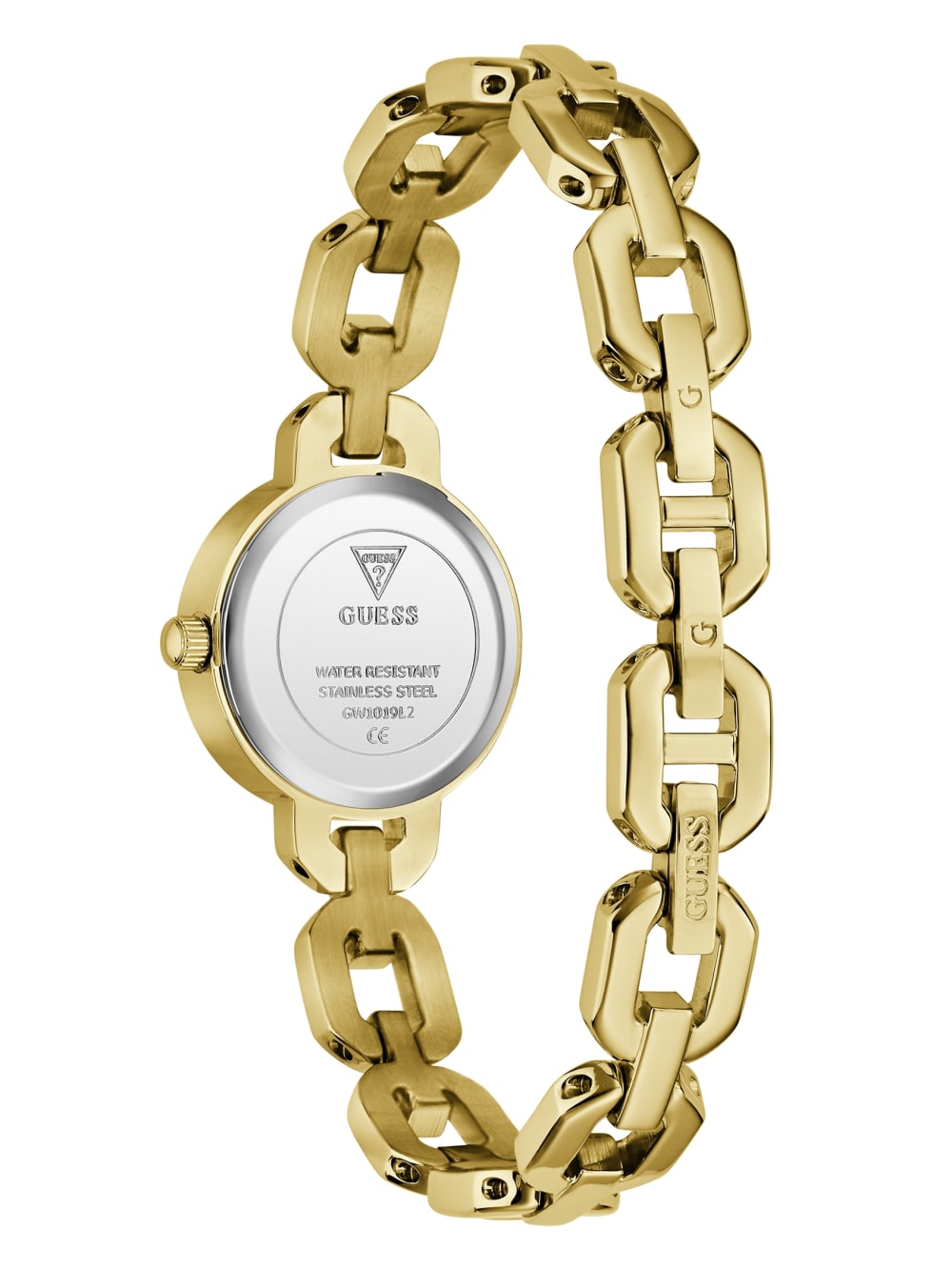 Crystal Recycled Steel analogue watch