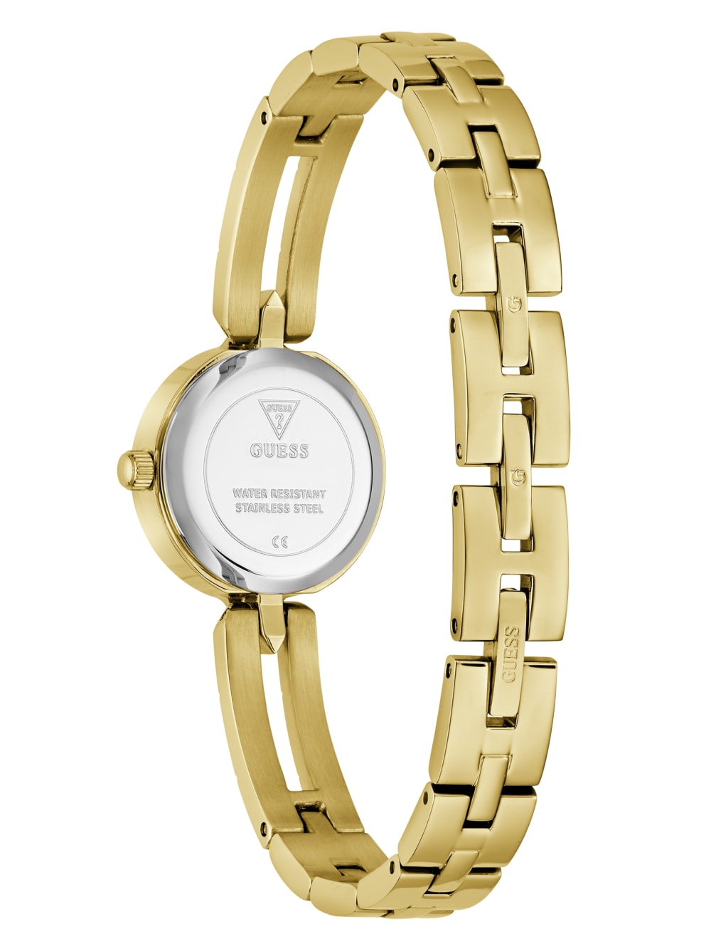 Crystal Recycled Steel analogue watch 22,5 mm