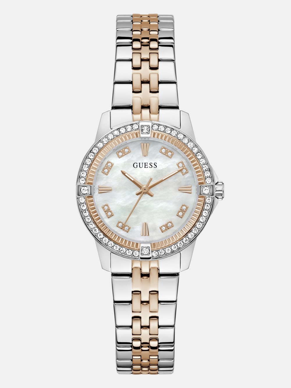 Crystal Stainless Steel analogue watch