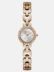 Crystal Recycled Steel analogue watch 22 mm