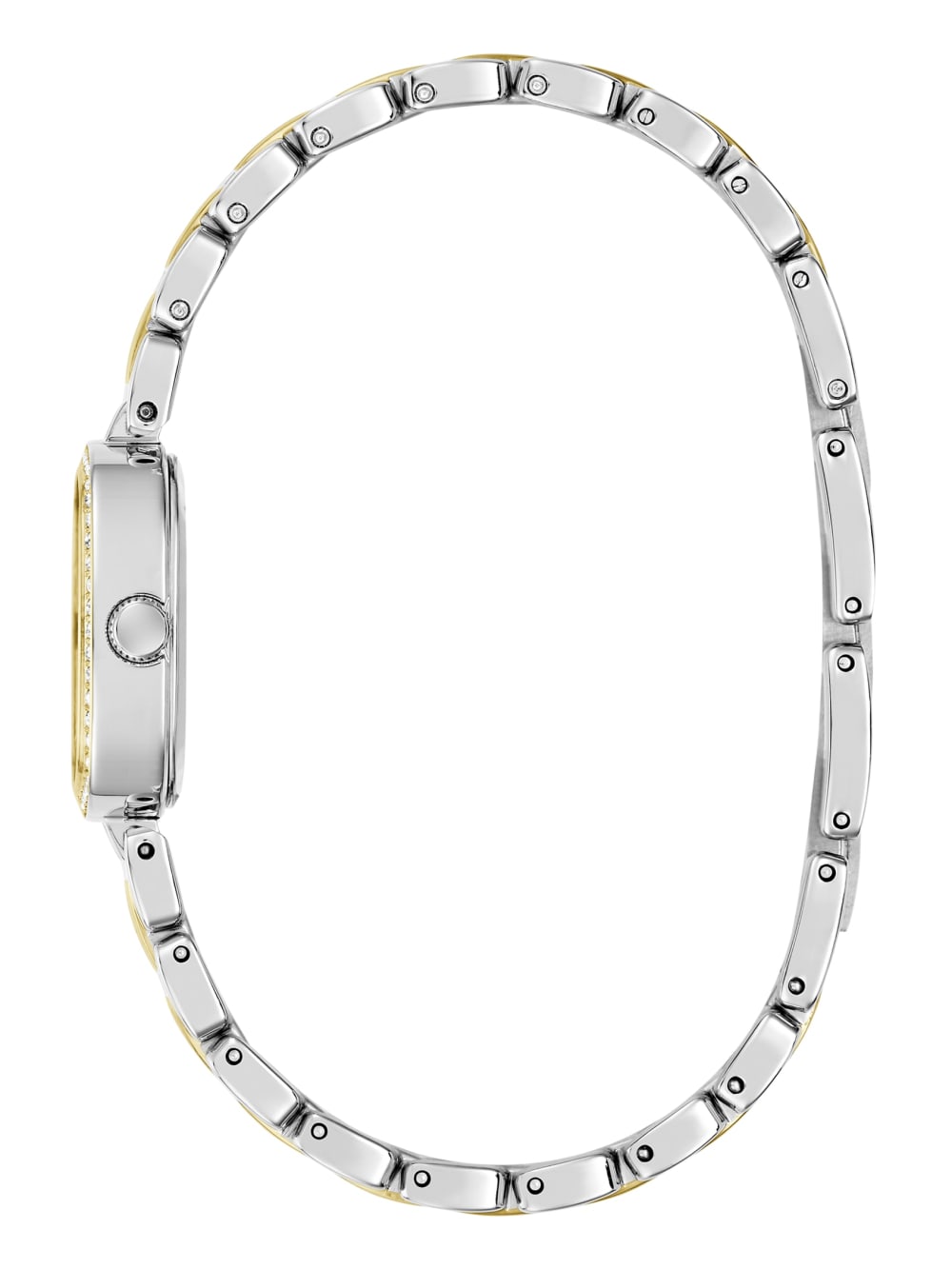 Crystal Recycled Steel analogue watch