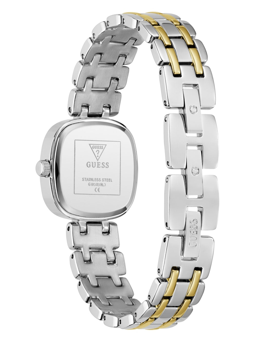 Crystal Recycled Steel analogue watch