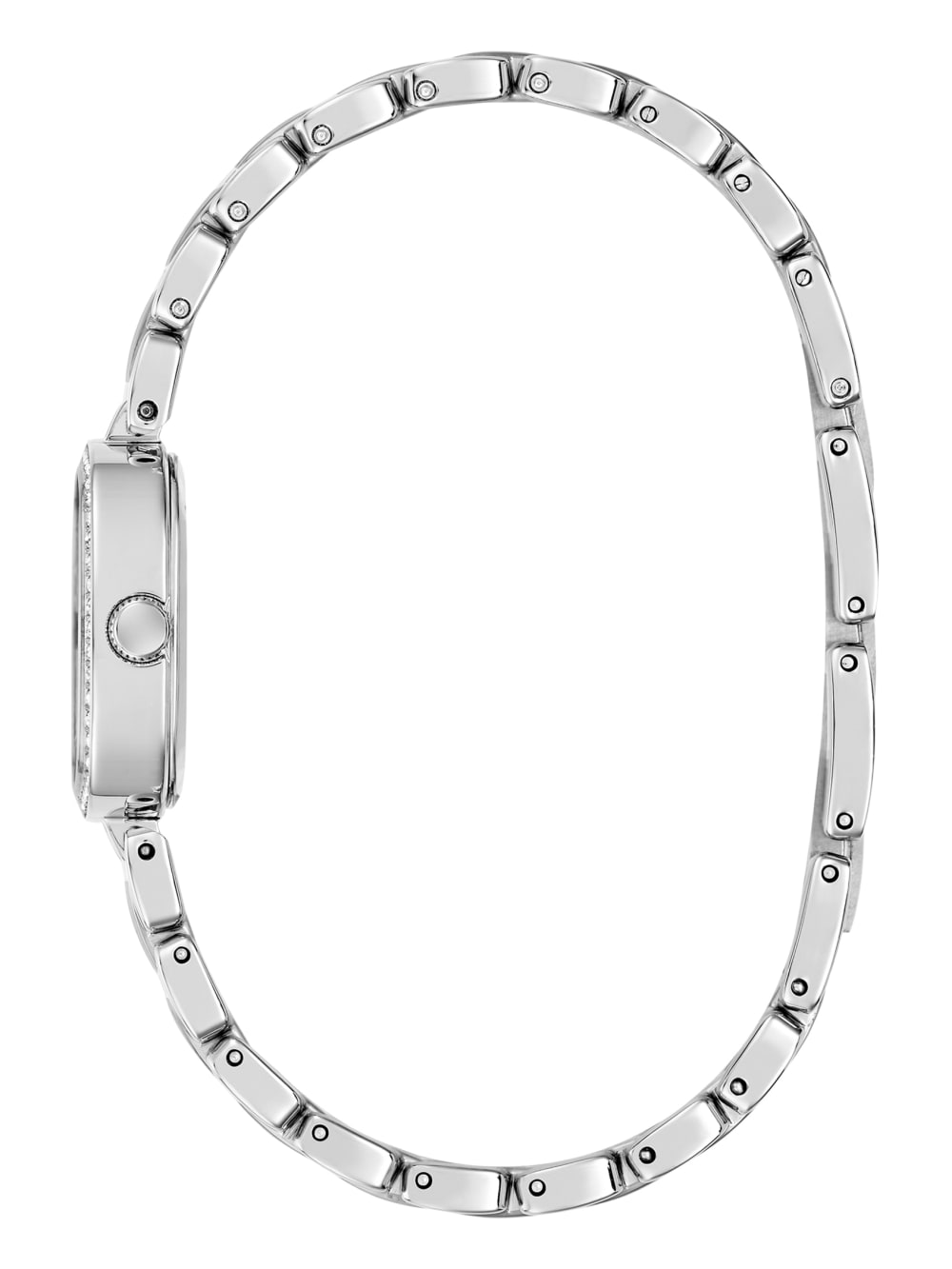 Crystal Recycled Steel analogue watch 25 mm