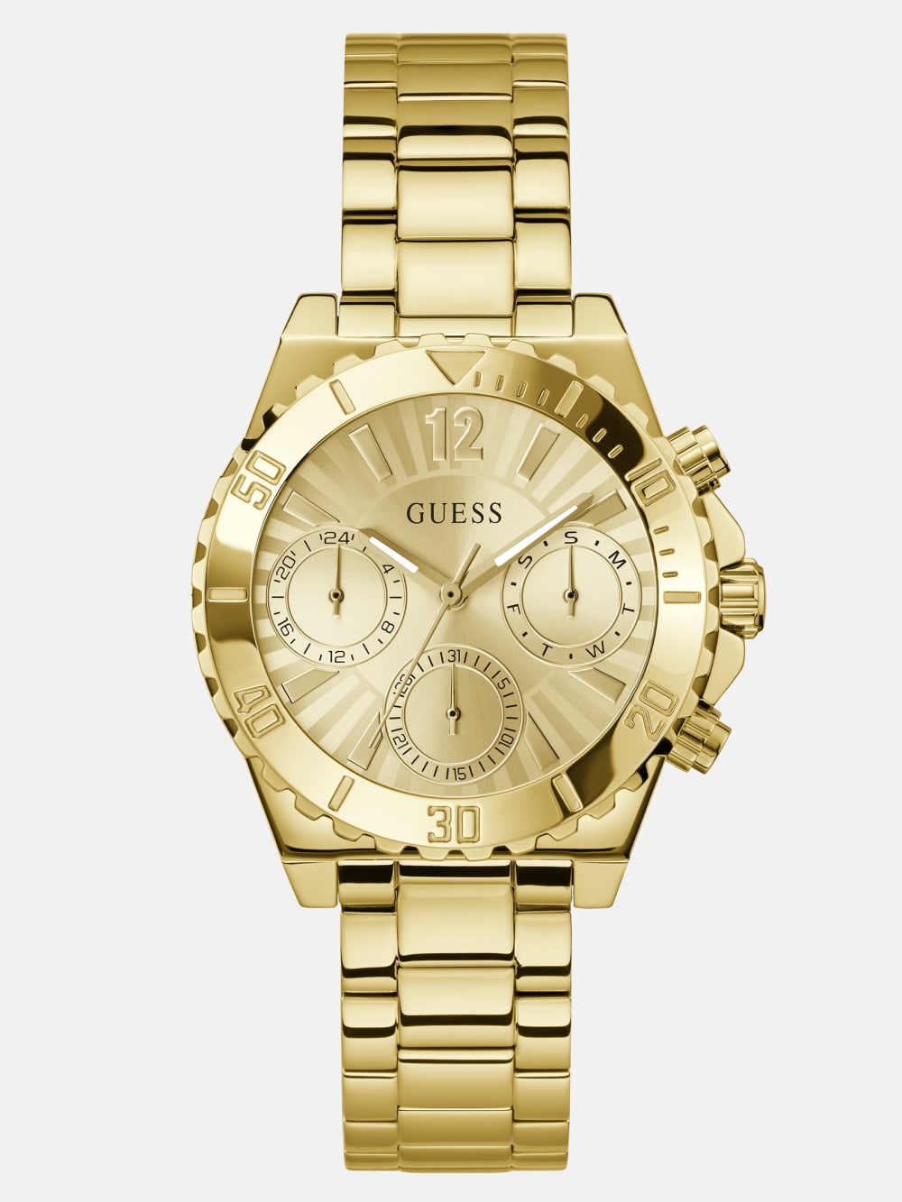Stainless steel multi-function watch