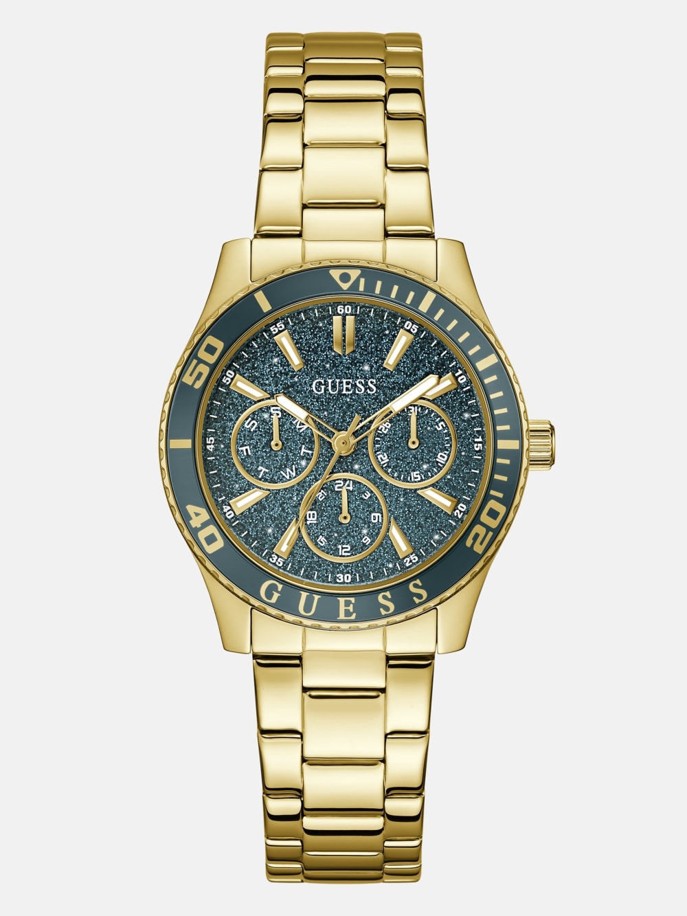Stainless steel multi-fuction watch 36 mm