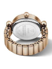 Crystal analogue watch-ring
