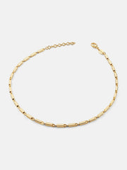 Gold-Tone Squared Links Necklace