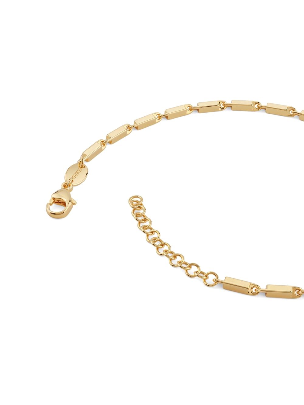 Gold-Tone Squared Links Necklace