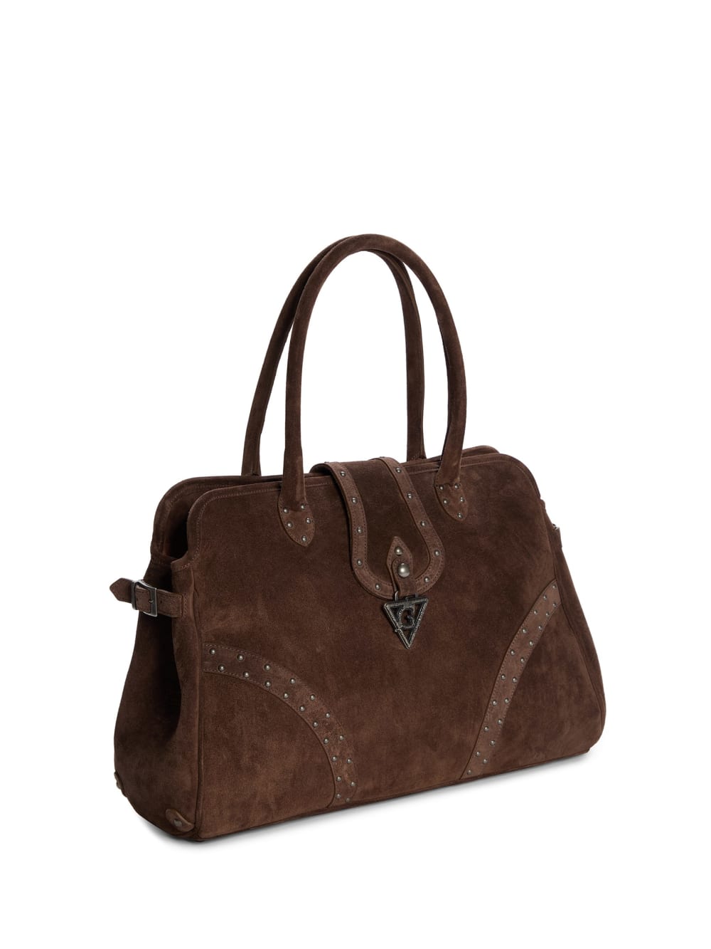 leather buckle bag