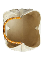 Aida Woven Leather Hobo Bag