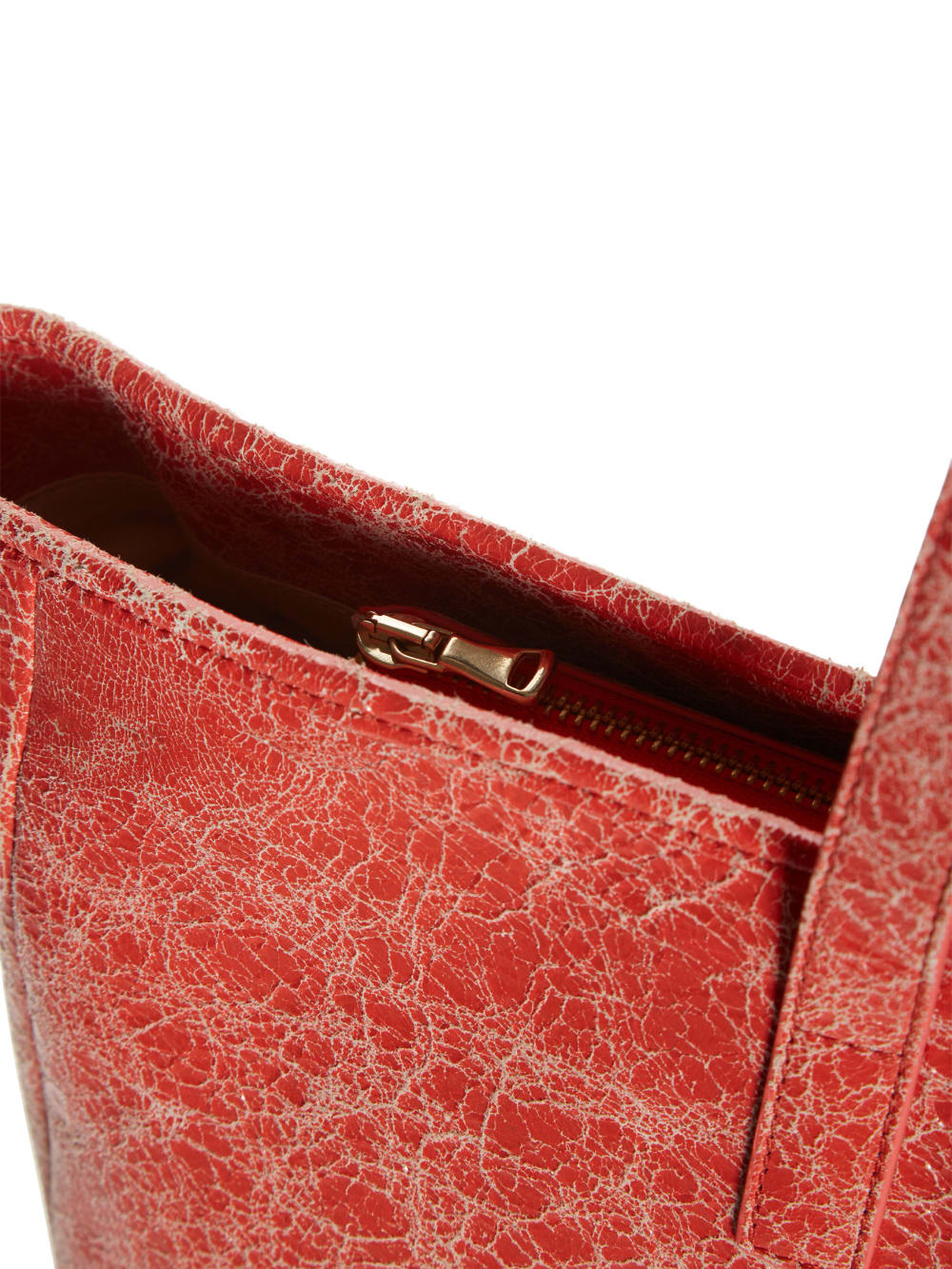 Cracked Leather Serapia Tote