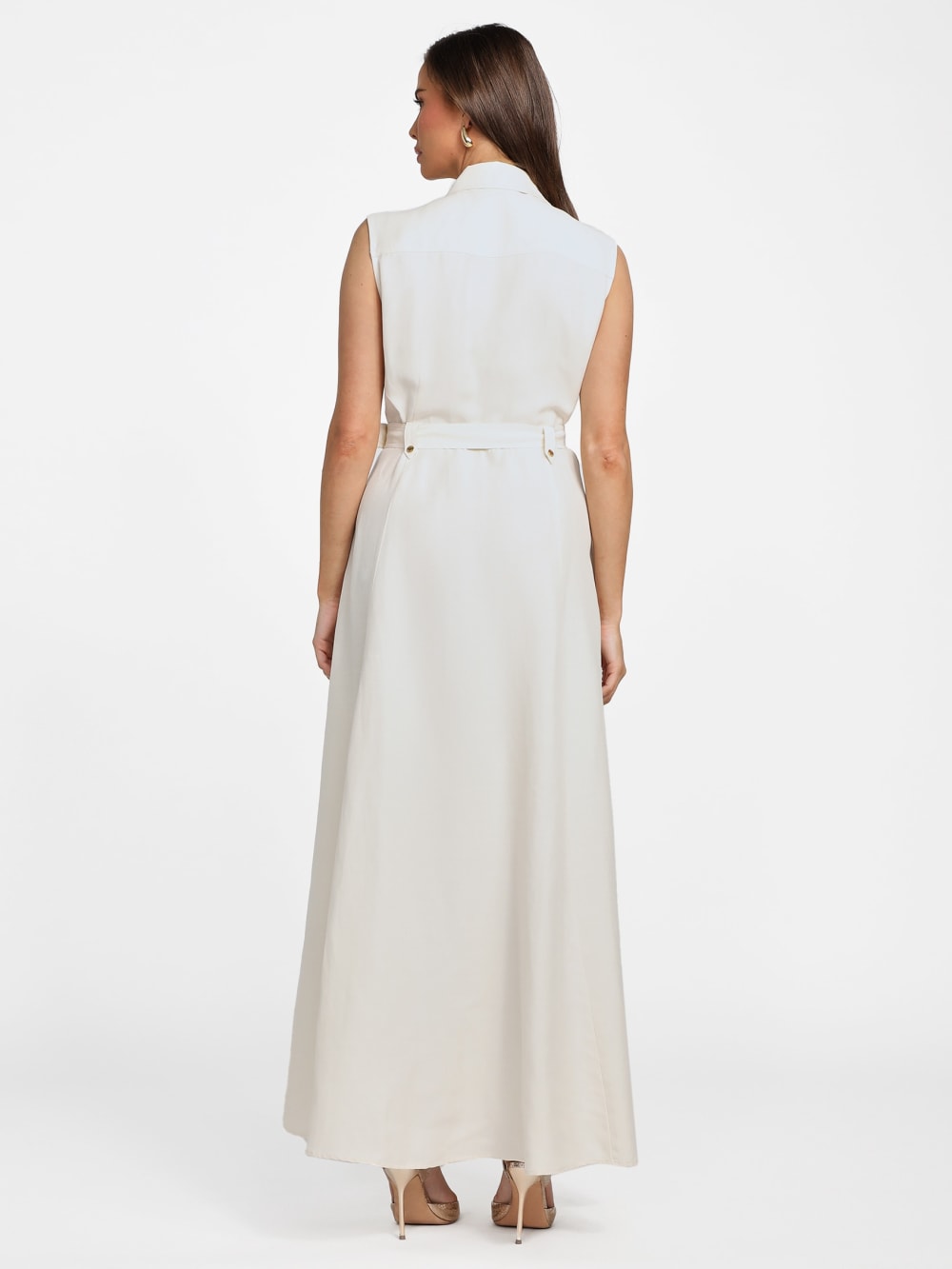 Eco Greta Linen-Blend Maxi Dress