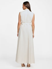 Eco Greta Linen-Blend Maxi Dress