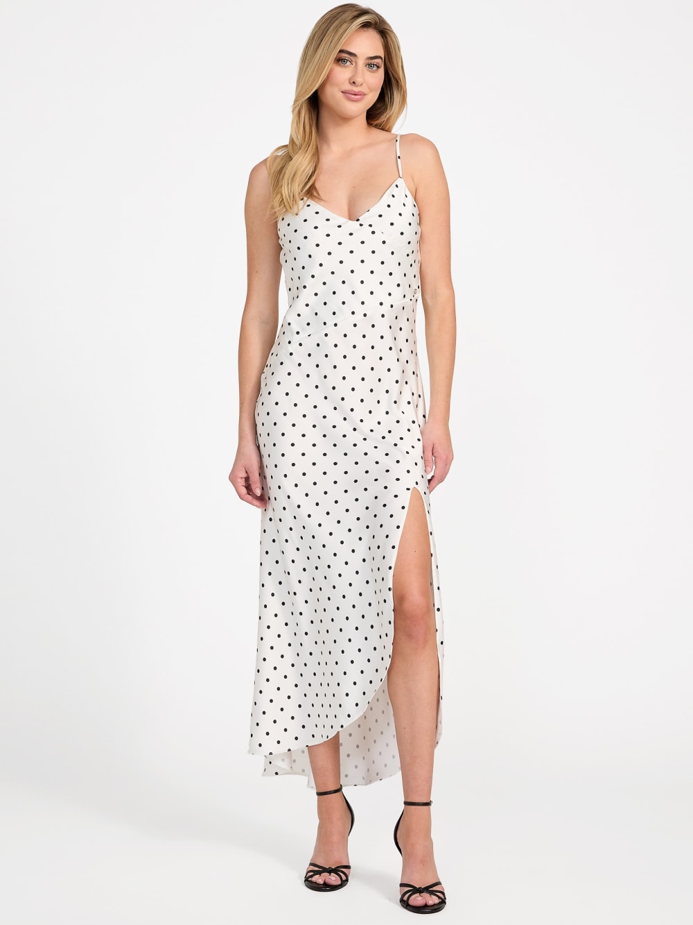 Cemona Polka Dot Slip Dress