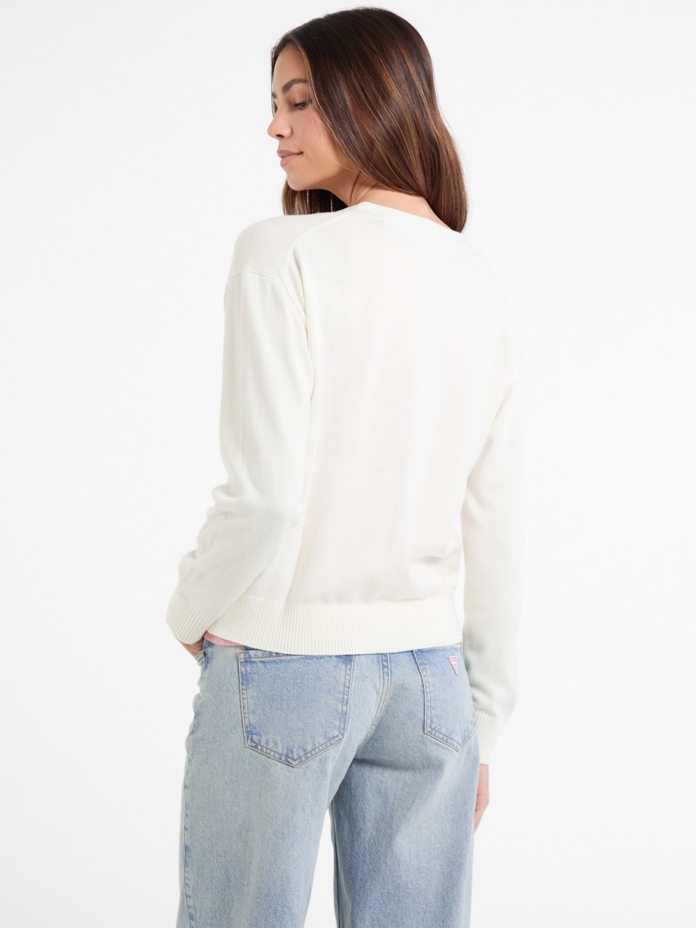 Silk and Wool-Blend Mini Triangle Cardigan