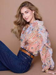 Paisley print blouse