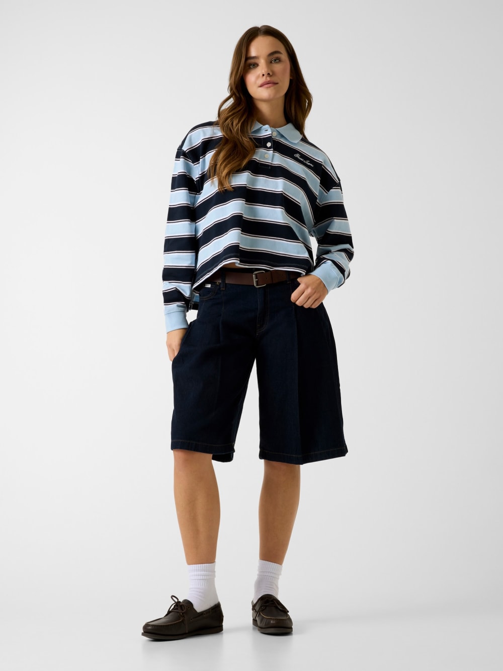 Striped polo