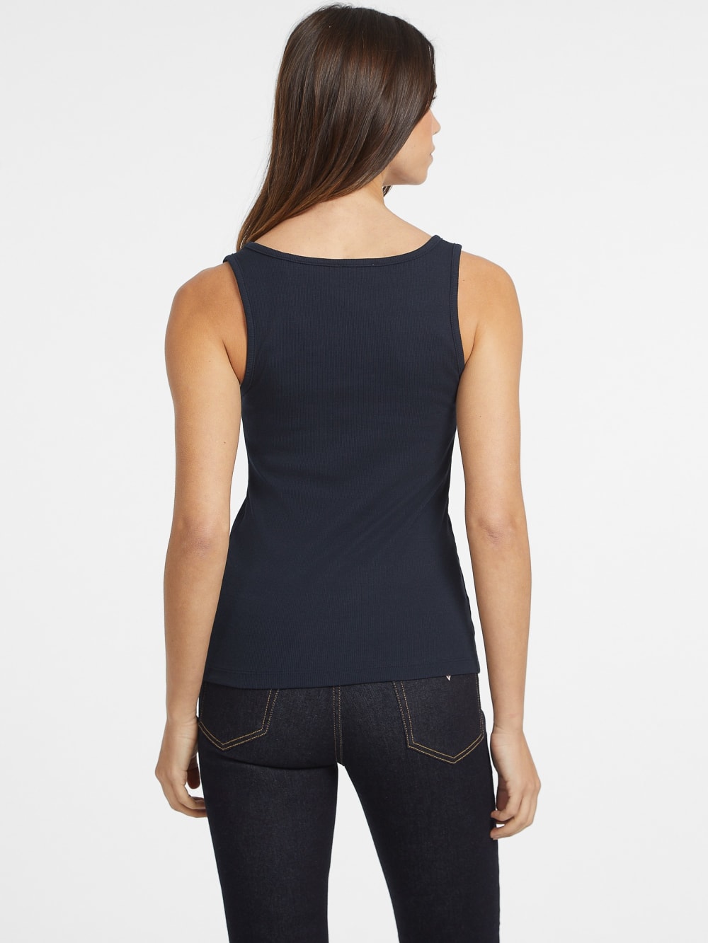 Slim Embroidered Star Tank