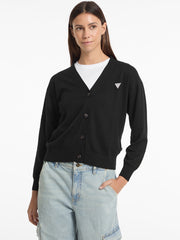 Silk and Wool-Blend Mini Triangle Cardigan