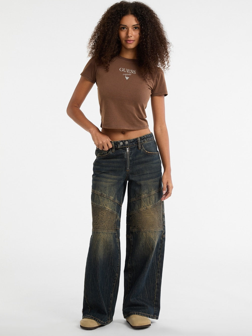 GUESS Originals Eco Vintage Baker Baby Tee