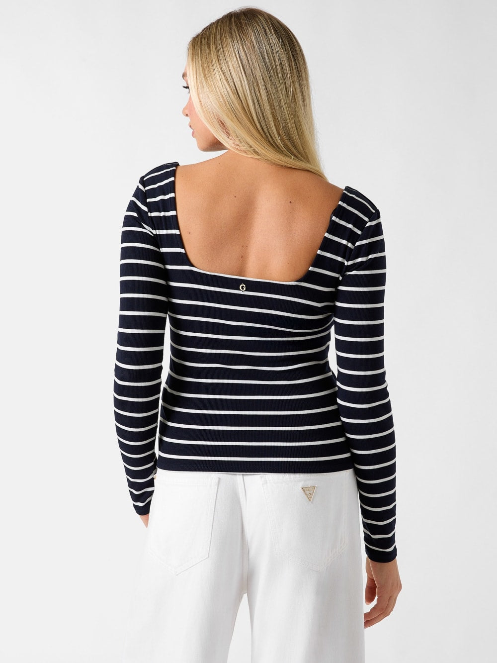Slim fit striped top