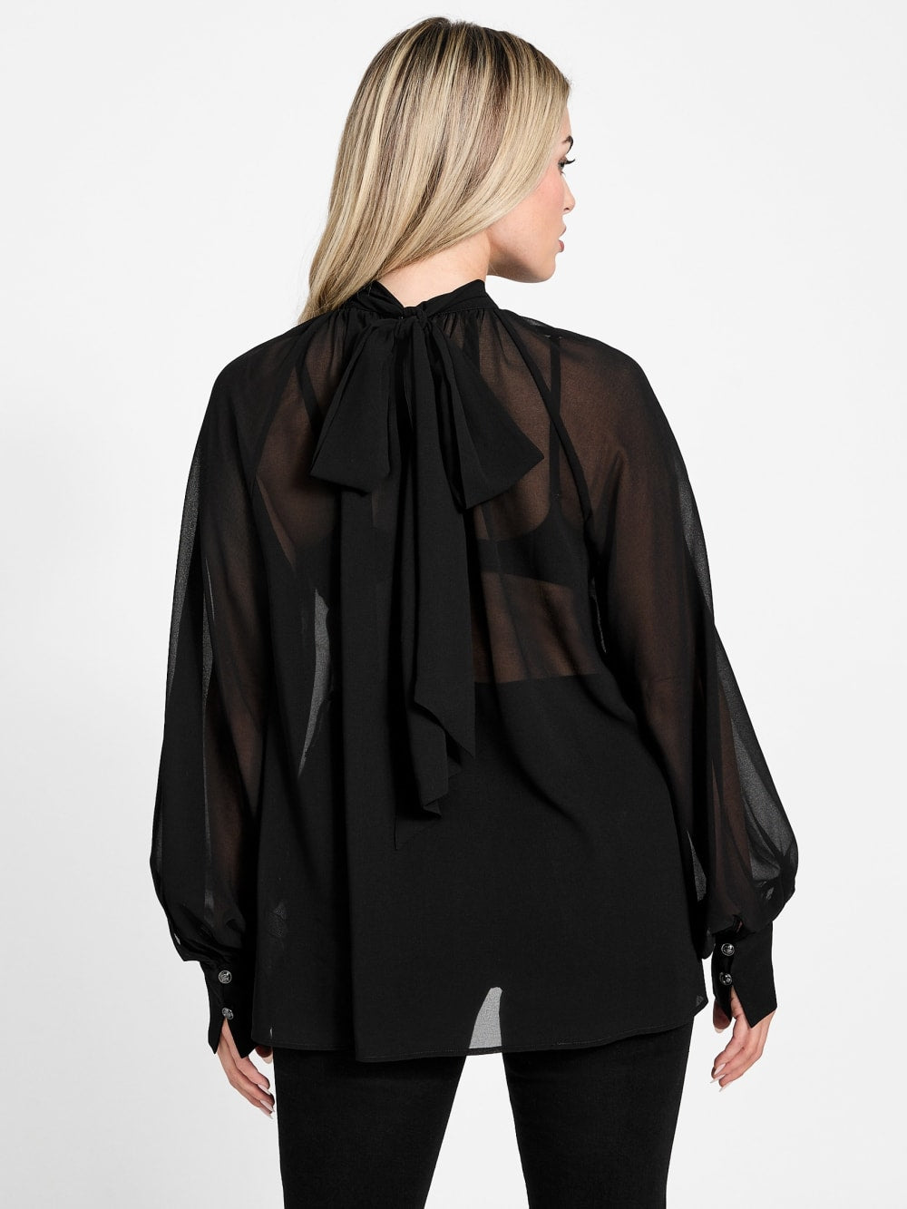 Eco Audrine Bow Blouse