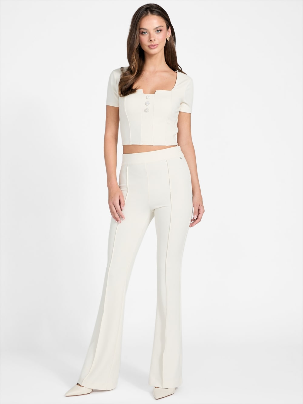 Square neck top