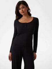 Eco Lia Henley Tee