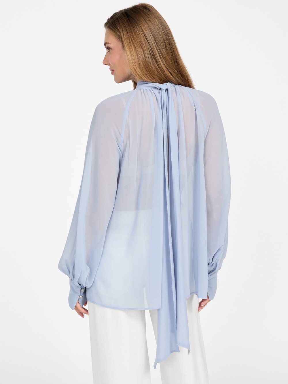 Eco Audrine Bow Blouse